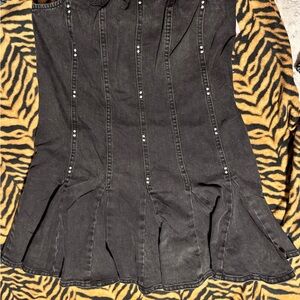 Wild Fable Black Strapless Dress